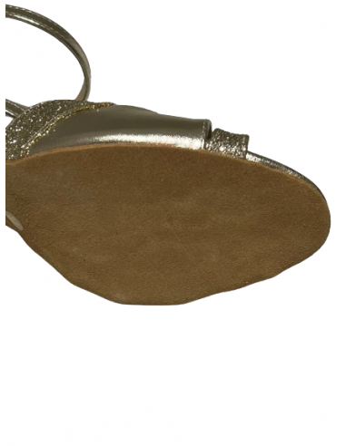 Chaussures de danse élégantes en cuir platine - Veryfine Dance Shoes Zurich