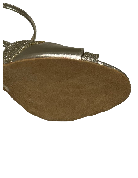 Chaussures de danse élégantes en cuir platine - Veryfine Dance Shoes Zurich