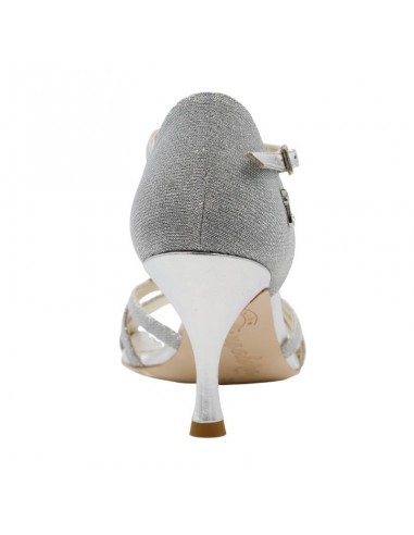 Tangolera Sofia Argento Tessuto Tango Shoes  Veryfine Zurich - 7cm heel