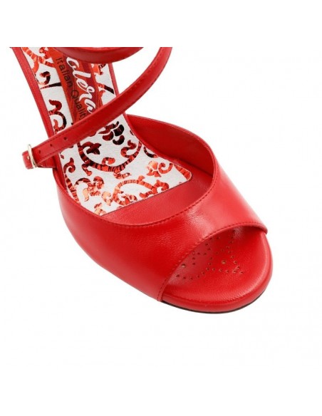 Tangolera Clio Rosso B tango shoes Veryfine Zurich - 9cm heel