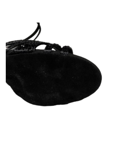 Chaussures de danse Zurich, Suphini Nova noir, talon de 7,5cm, semelle en cuir chromé | Confort et style