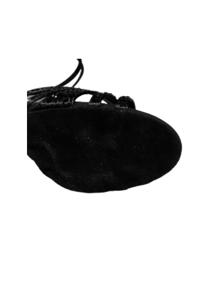 Chaussures de danse Zurich, Suphini Nova noir, talon de 7,5cm, semelle en cuir chromé | Confort et style
