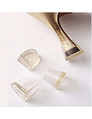 The transparent PVC heel protectors for dance shoes from Gala extend the life of your dance shoes by reducing wear and tear on t