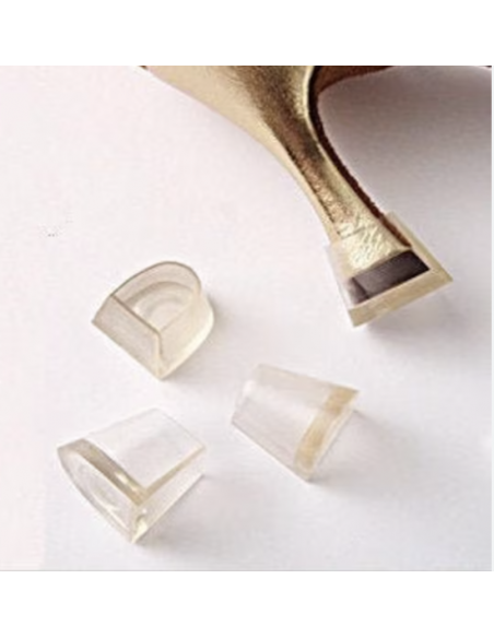 Protections de talons transparentes en PVC pour les chaussures de danse de Gala