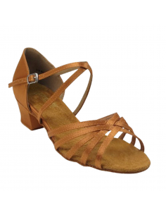 Chaussures de danse plats 1670C dark tan  - Veryfine Dance Shoes Zurich