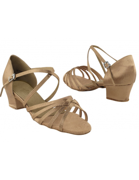 Chaussures de danse plats 1670C Sable  - Veryfine Dance Shoes Zurich