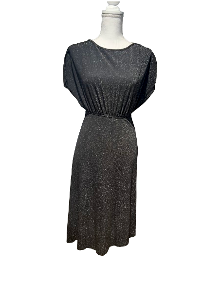 A glittering dance dress for ballroom or tango. With its elegant design, it makes every dancer an attraction on the dance floor