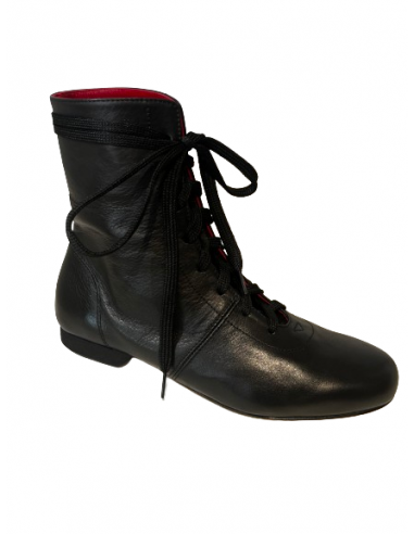 Scarpe da tango Tangolera Stivaletto Selene Nero Alto Zurigo – Tacco 2cm