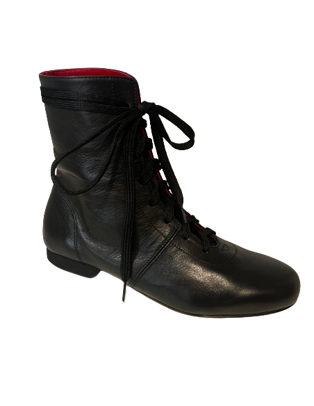 Scarpe da tango Tangolera Stivaletto Selene Nero Alto Zurigo – Tacco 2cm