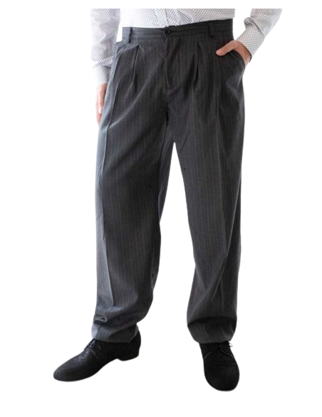 Lightweight men's tango trousers in the style of the 40s for tango argentino. Rossa Spina Modell Tom 4 Opt 8