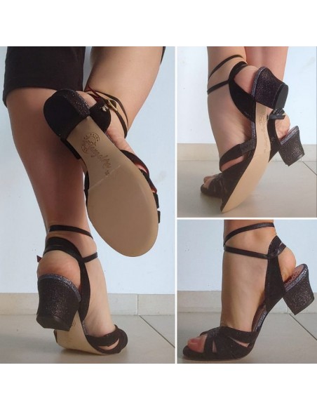 Chaussures de danse Tangoschuhe D32 nero - Veryfine Dance Shoe Zurich