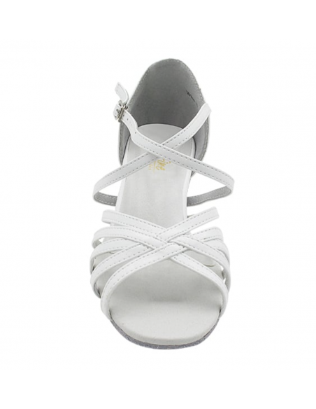 Dance shoes with 3.5cm heel in white - Veryfine Dance Shop Zurich