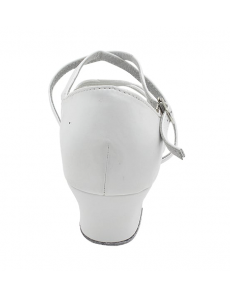 Dance shoes with 3.5cm heel in white - Veryfine Dance Shop Zurich