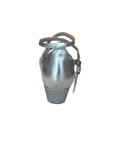 Tanzschuhe in Leder mit Blockabsatz für Standardtanz, Linedance