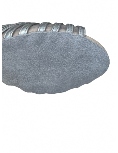 Scarpe da ballo in pelle argento per la danza standard o la line dance