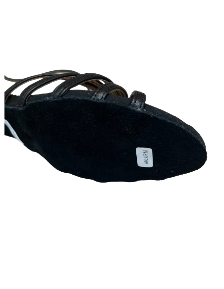 Chaussures de danse en cuir noir Nina 16612 - Veryfine Dance Shop Zurich