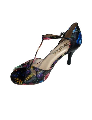 Dance Shoes Zurich – Tango Shoes in printed floral leather