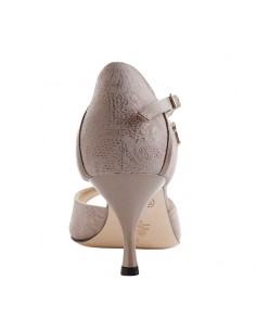 Tangolera Clio Beige Fiori chaussures de tango Veryfine Zurich - talon de 6cm 2