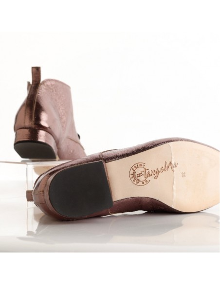 Chaussures de tango Tangolera Scarponcino Bronzo Zurich – Talon de 2.5cm