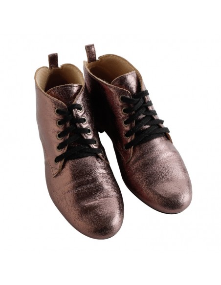 Chaussures de tango Tangolera Scarponcino Bronzo Zurich – Talon de 2.5cm