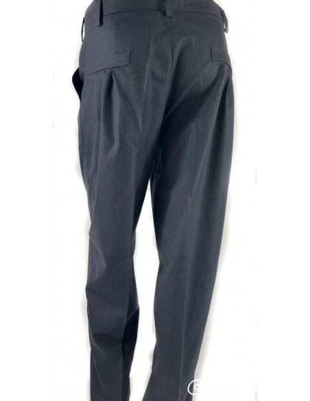 Gantlé Apollo Nero Gessato – Italian tango dance trousers  - Veryfine Zurich