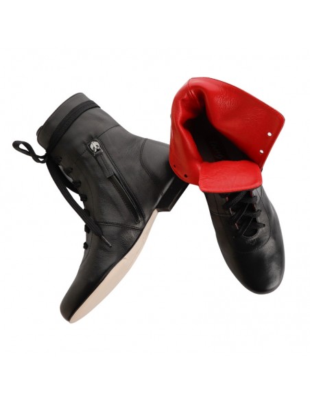 Tangolera Dance boot Stivaletto Selene Nero Alto - 2cm heel