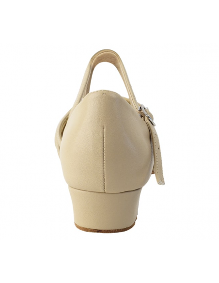 Chaussures de danse plats 1670FT beige  - Veryfine Dance Shoes Zurich