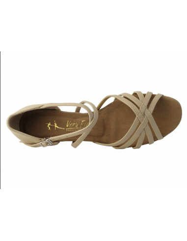 Dance shoes with 2cm heel in beige - Veryfine Dance Shop Zurich