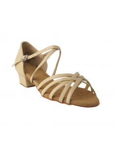 Flache Tanzschuhe 1670FT Beige - Veryfine Dance Shop Zürich