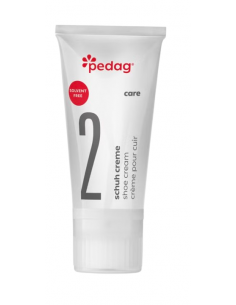 The premium shoe cream is formulated for smooth and grained leather dance shoes.