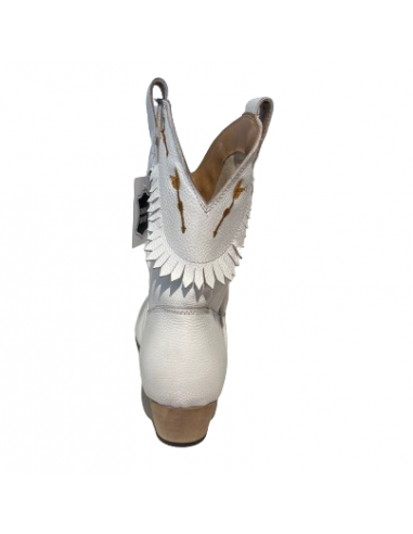 Confortable bottine de danse couleur daim couleur cognac pour la linedance