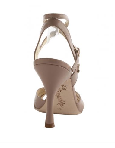 Scarpe da tango Tangolera Ginevra Beige CL Veryfine Zurigo – Tacco c8m