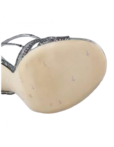 Scarpe da ballo in pelle scintillante ologramma per Tango, Kizomba