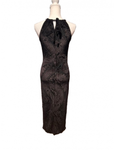 Abito da tango nero in velluto jacquard: elegante e confortevole 2
