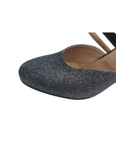 Chaussures de danse standard, cuir daim noir, talon 5.5cm pour salsa, tango 2