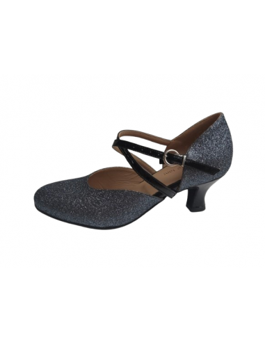 Ballroom dance shoes, glitter with 5,5cm heel for salsa, ballroom, tango