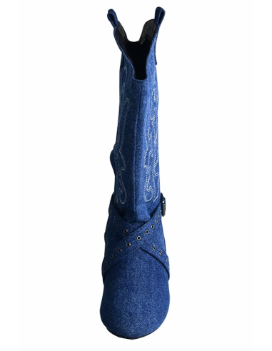 Linedance Tanz-Stiefel aus Denim für die Dancenight oder Tanzkurs