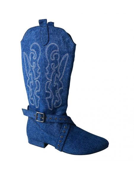 Linedance dance ankle boot in denim for dance night or dance class