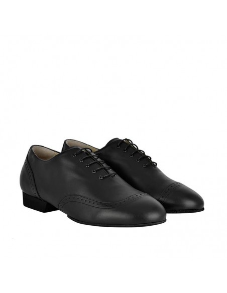 Chaussures de tango Tangolera pour hommes Martin Nero, semelle divisé - VeryFine Dance Shoes Zurich