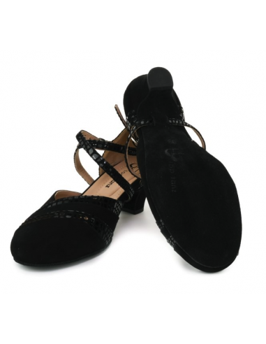 Top Tanz Tosca 3342 – extra wide leather dance shoes, 4.5cm heel in Zurich