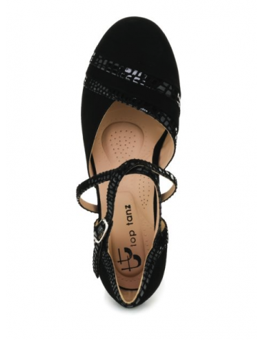 Top Tanz Tosca 3342 – extra wide leather dance shoes, 4.5cm heel in Zurich