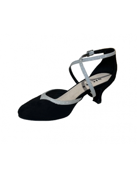 Chaussures de danse italiennes exclusives | Daim et paillettes | Veryfine Zurich