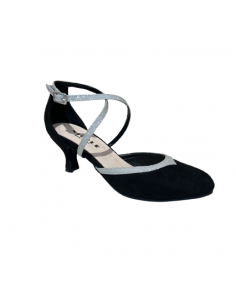 Chaussures de danse italiennes exclusives | Daim et paillettes | Veryfine Zurich