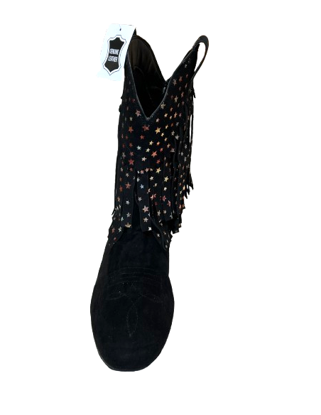Cool fringed ankle boots for line dancing – Veryfine Dance Shoes Zurich