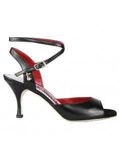 Tangolera Anita Nero CL chaussures de tango - Veryfine Zurich - talon 7cm