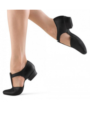 Chaussures de danse Zurich – Merlet Greece, Cuir véritable noir, talon de 2.5cm