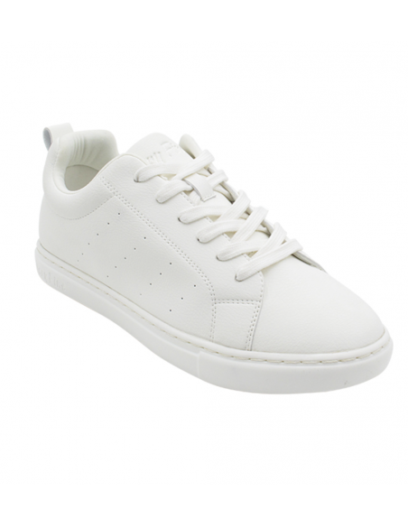 White vegan dance sneaker Rumpf L.A Sneaker with outdoor sole,  pivot points for salsa, linedance