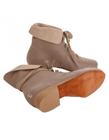 Chaussures de tango Tangolera Selene Stivaletto Taupe Zurich – Talon de 2.5cm