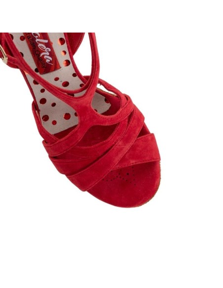 Dance Shoes Zurich - Chaussures de danse  Tangolera A11bis  rouge daim