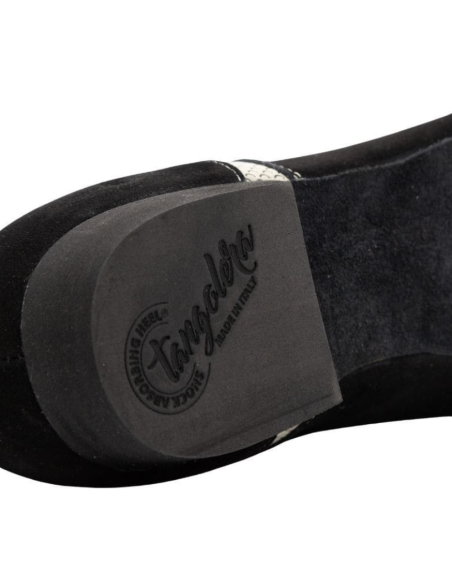 Scarpe da tango Tangolera da uomo Damian Camoscio Neo, suola in bufalina - VeryFine Dance Shoes Zurigo